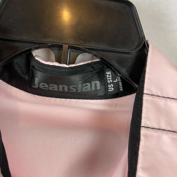 Jeansian Men Button-Up Pink Long-Sleeve Shirt Size L - Picture 3 of 6